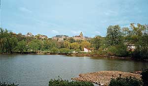 Blick auf Burg und Schlo� Allstedt