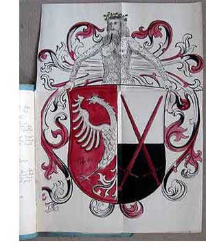 Das historische Stadtwappen von Allstedt
